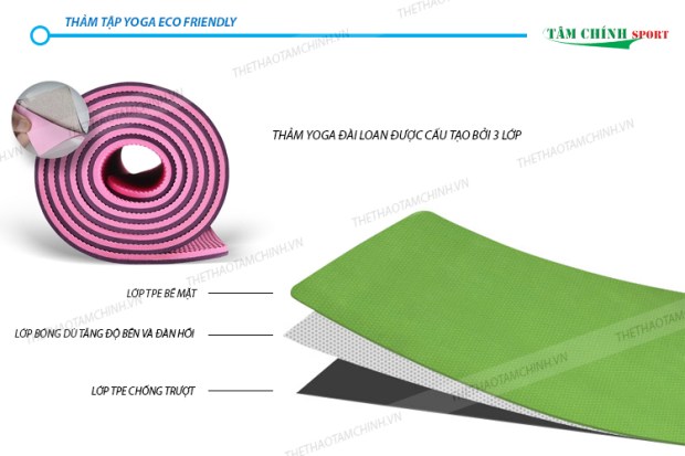 chất liệu của thảm tập yoga - thảm yoga giá sỉ - mua sỉ dụng cụ yoga